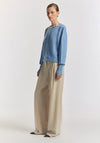 Viktoria & Woods Hart Merino Cardigan - Portrait Blue