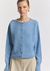 Viktoria & Woods Hart Merino Cardigan - Portrait Blue
