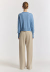 Viktoria & Woods Hart Merino Cardigan - Portrait Blue