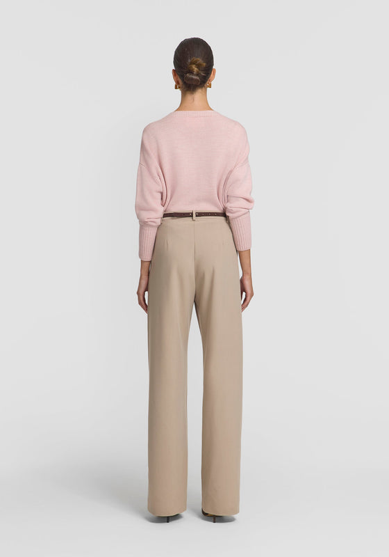 Viktoria & Woods Hart Merino Cardigan - Rose Marle