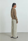 Viktoria & Woods Hart Merino Cardigan - Wicker Marl