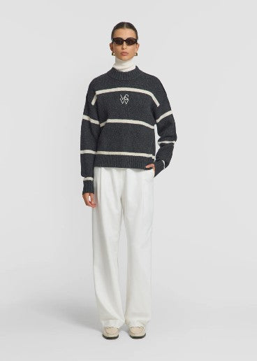 Viktoria & Woods Invictus Knit - Charcoal/Ivory