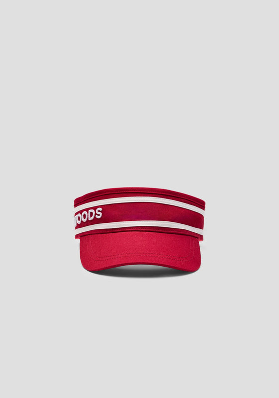 Viktoria & Woods Woods Visor - Red/Ivory