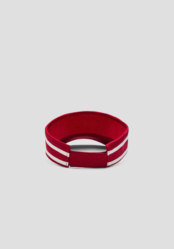 Viktoria & Woods Woods Visor - Red/Ivory