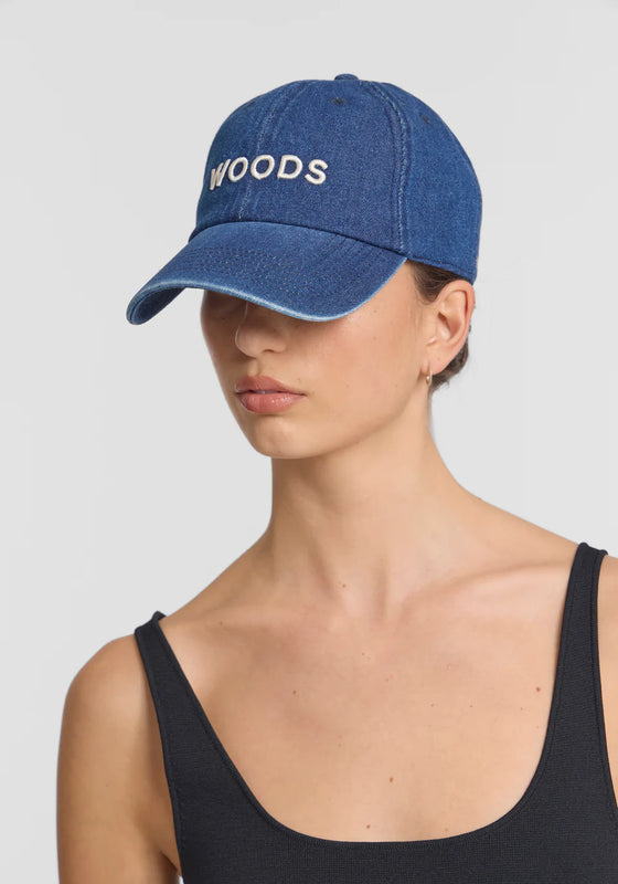 Viktoria & Woods Club Woods Denim Cap - Denim