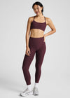 Beyond Yoga Caught In The Midi High Waist Legging - Cabernet Heather
