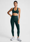 Beyond Yoga Caught In The Midi High Waist Legging - Dark Ivy Heather