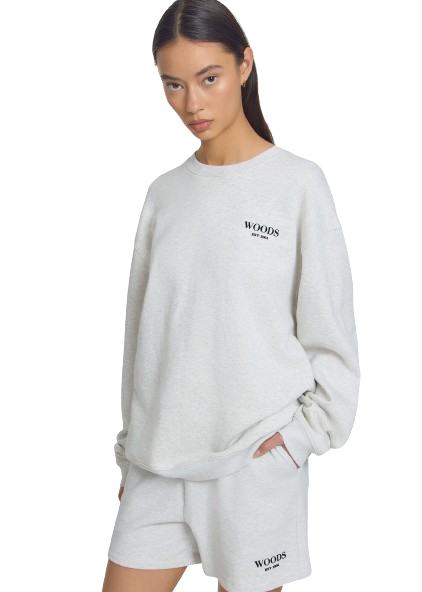Viktoria Woods Woods Unisex Sweater Glacier Marle Motion Lifestyle
