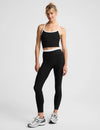 Beyond Yoga Spacedye Slim Racerback Cropped Tank - Darkest Night/Cloud White