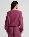 Beyond Yoga LuxeFleece 2.0 Raglan Crewneck - Pomegranate