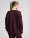 Beyond Yoga LuxeFleece 2.0 V-Neck Sweatshirt - Cabernet