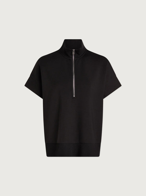 Varley Ritchie Short Sleeve Sweat - Black
