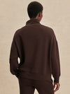 Varley Hawley Half Zip Sweat - Coffee Bean