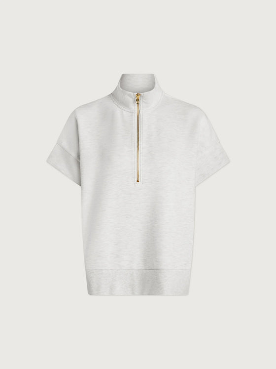 Varley Ritchie Short Sleeve Sweat - Ivory