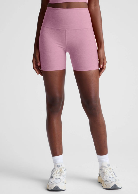 Beyond Yoga Spacedye Keep Pace 5" Short - Pink Haze Heather