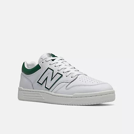 New Balance BB480 Unisex - White with Timberwolf