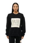 P.E Nation Cut Shot Sweat - Black