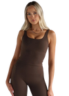 Leelo Classic Tank - Cocoa Bean
