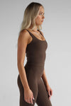 Leelo Classic Tank - Cocoa Bean