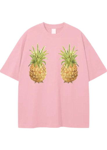 Maku the Label - Pineapple Baddies Tee Pink