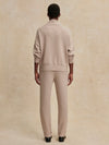 Varley Hawley Half Zip Sweat - Taupe