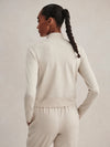 Varley Rufus Cropped Zip Through - Pebble  Marl