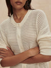 Varley Pembroke Knit Cardigan - Egret