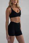 Leelo Elevate Crop - Black