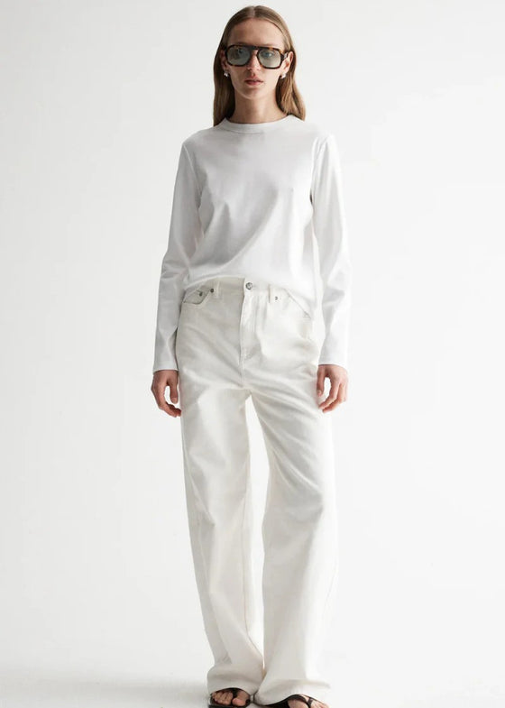 Elka Collective Zoe Long Sleeve Tee - White
