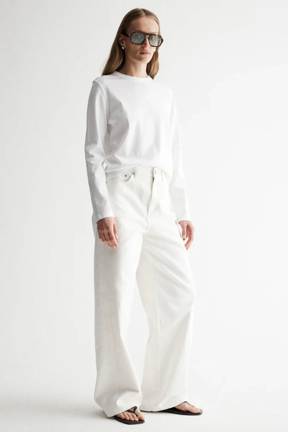 Elka Collective Zoe Long Sleeve Tee - White
