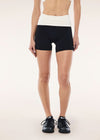 P.E Nation Fold Over 5 Inch Bike Short - Black/Whisper White