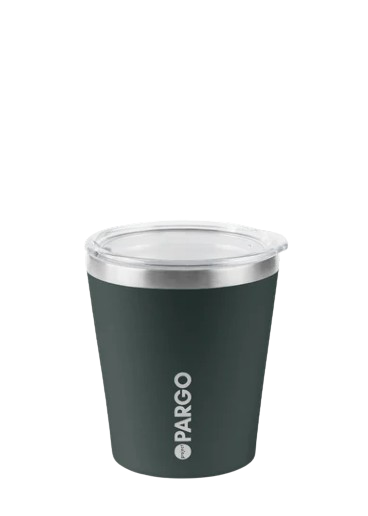 Pargo 8oz Insulated Coffee Cup - BBQ Charcoal