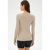 Splits59 Louise Rib Long Sleeve - Latte