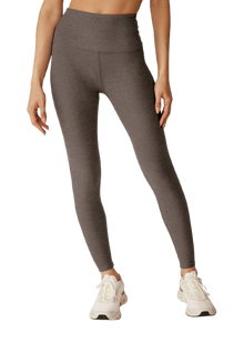  Beyond Yoga Caught In The Midi High Waist Legging - Soft Umber Heather