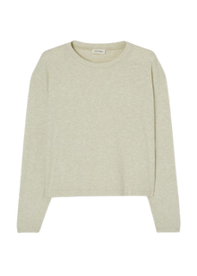  American Vintage Long Sleeve T-shirt Ypawood - Heather Grey