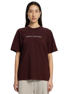  C&M Camilla and Marc Grayson Tee - Almadine