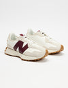 New Balance 327KA Moonbeam / Classic Burgundy