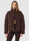P.E Nation Surge Quilt Jacket - Mahogany