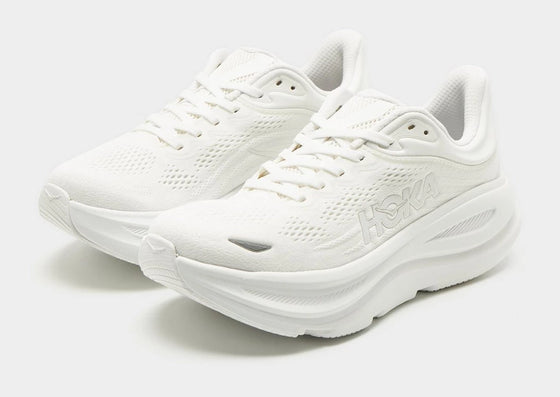 Hoka Bondi 9 Womens - White/White