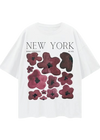 Maku the Label - New York Fleur Tee Lucent White
