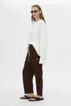 C&M Camilla and Marc Zylus Track Pant - Chocolate/White