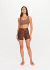 The Upside Malawi 4" Spin Short - Leopard