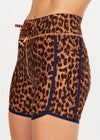 The Upside Malawi 4" Spin Short - Leopard