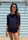 Sophie Moran Sequin Star Sweatshirt - Navy