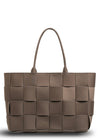 Prene The Holiday Bag (COCOA) Woven Neoprene Large Tote Bag