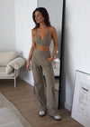 Nimble In Motion Wide Leg Pant - Taupe