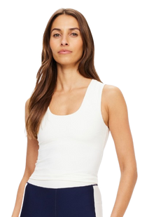  The Upside Onyx Kori Crop Tank - White