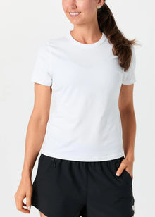  Vuori Short-Sleeve Lux Tee - White