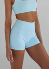 Leelo 4" Sculpt Bike Short - Ice Blue