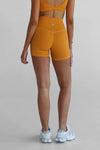 Leelo Sculpt Bike Shorts - Tangerine